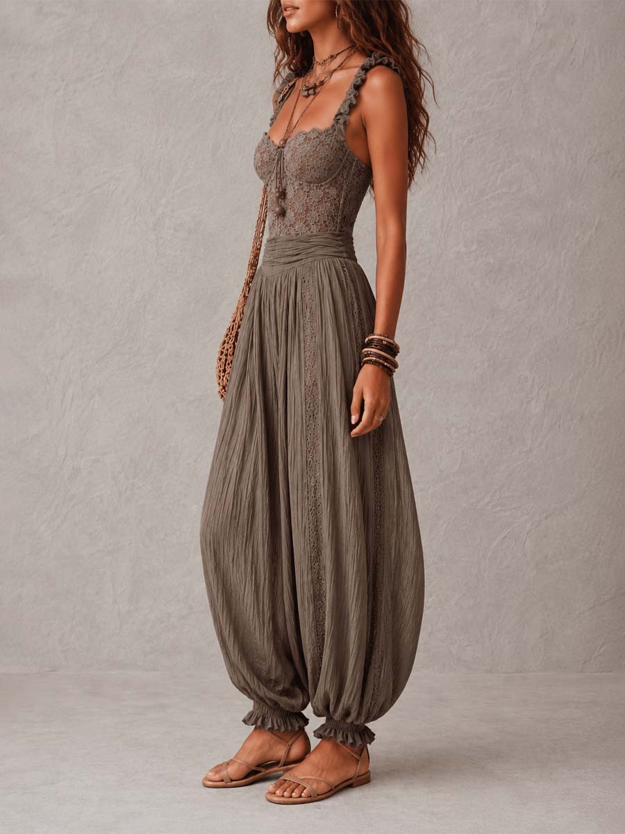 Florence | Bohemian Lace Jumpsuit