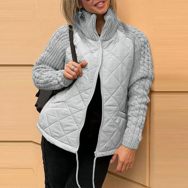 Sybil™ Quilted Knit Sleeve Jacket