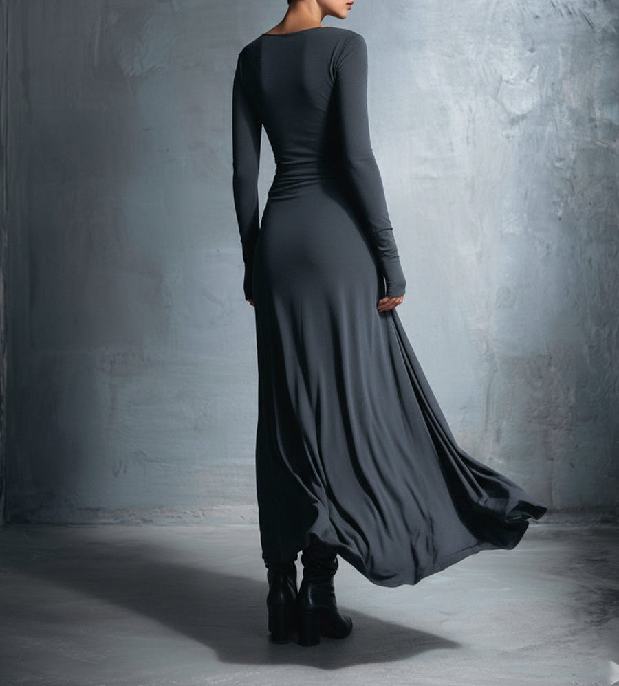 Mildred · Maxi dress with side knot