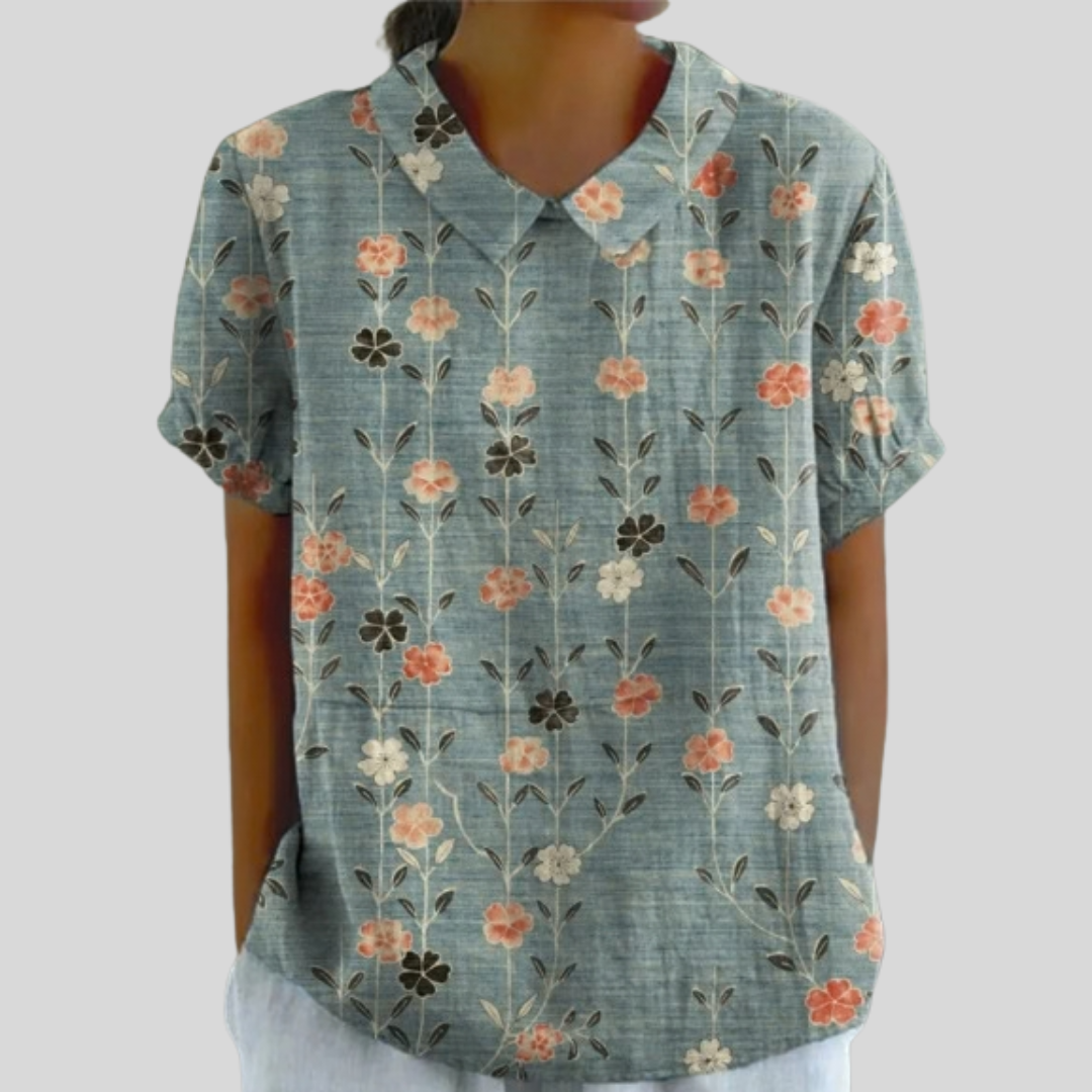 Élora | Floral Patterned Blouse