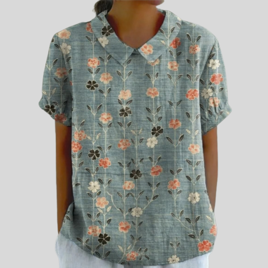 Élora | Floral Patterned Blouse
