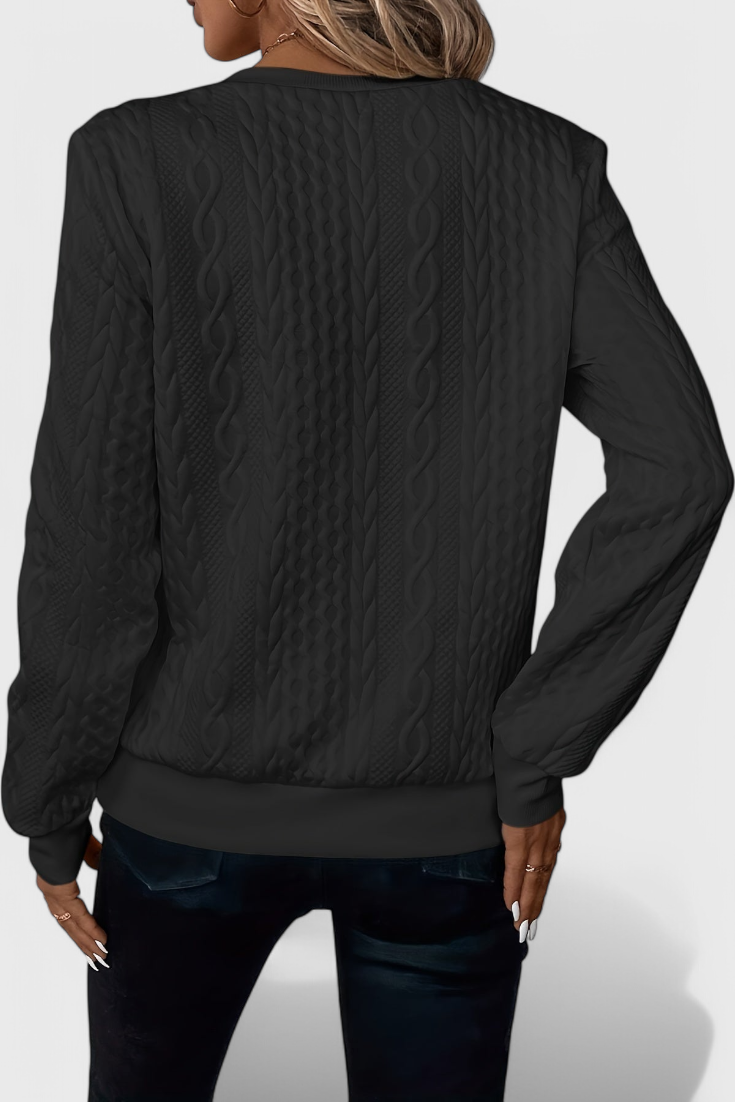 Zoey Cozy Minimalist Knit Sweater