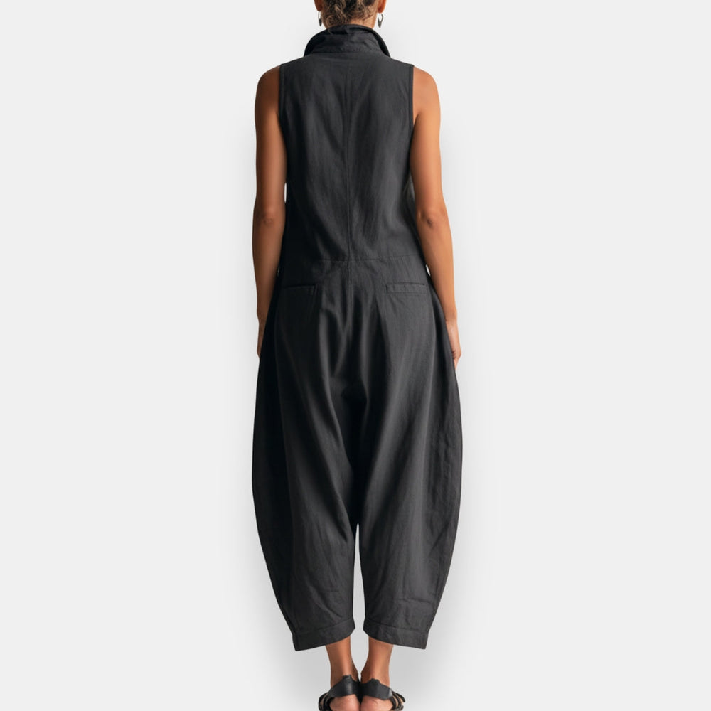 Janet™ Sleeveless Cargo Jumpsuit
