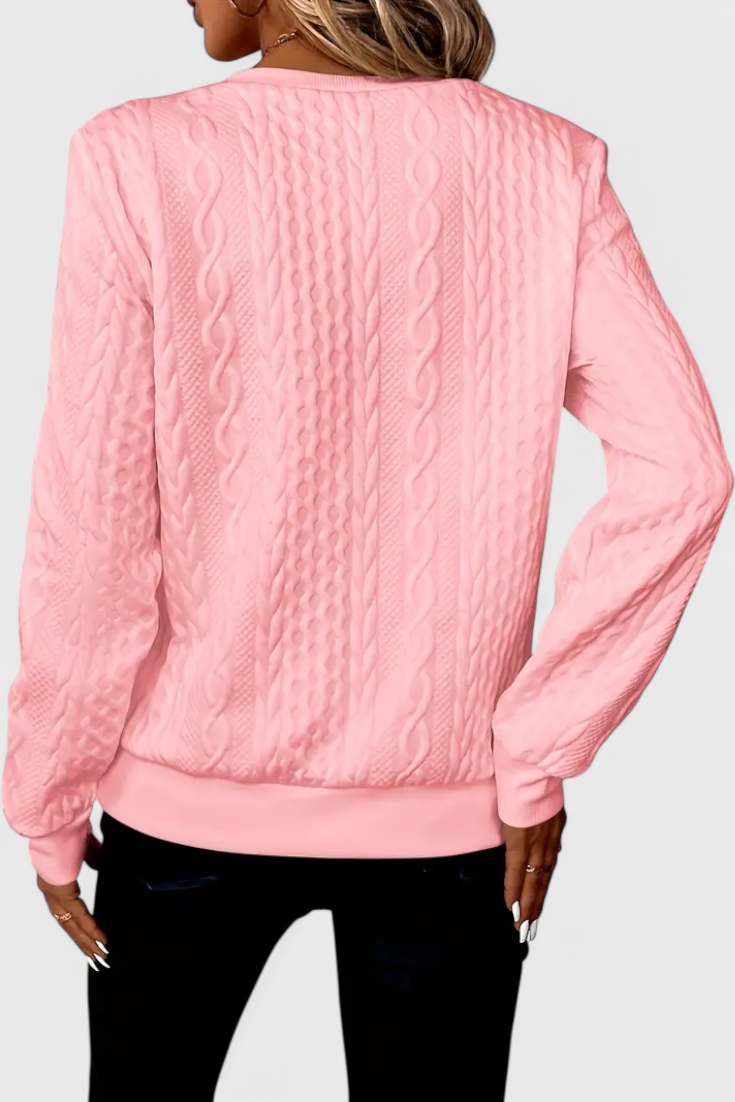 Zoey Cozy Minimalist Knit Sweater