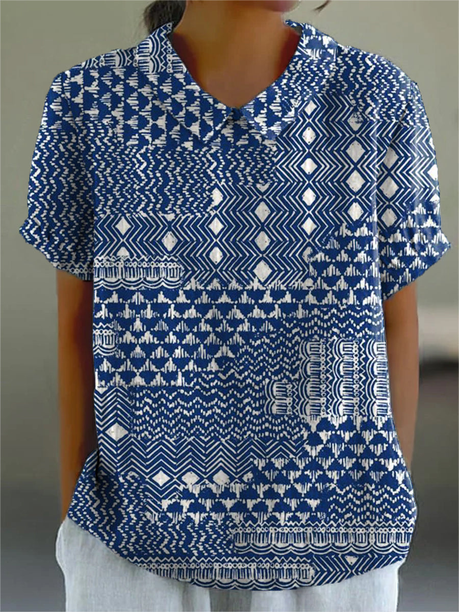 Zara | Tribal Print Blouse
