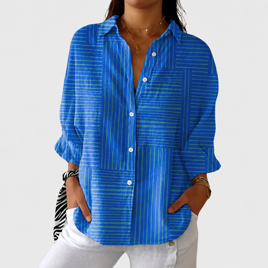 Light and Colorful Printed Blouse