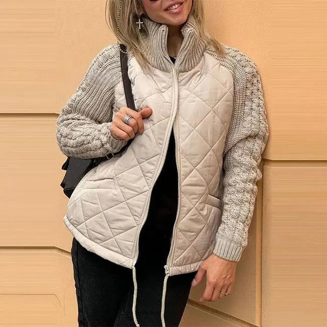 Sybil™ Quilted Knit Sleeve Jacket