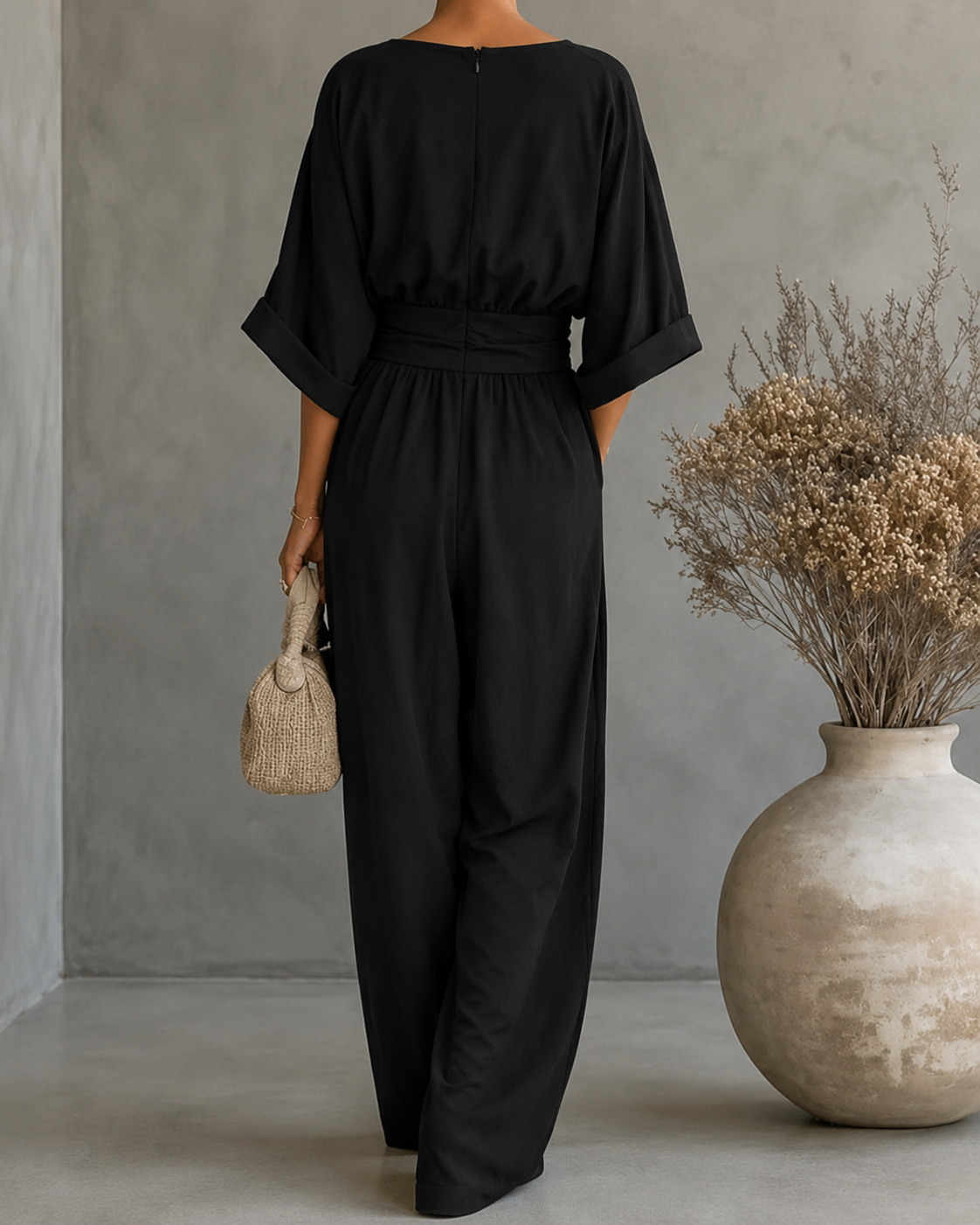 Élise – Elegant Fluid Jumpsuit