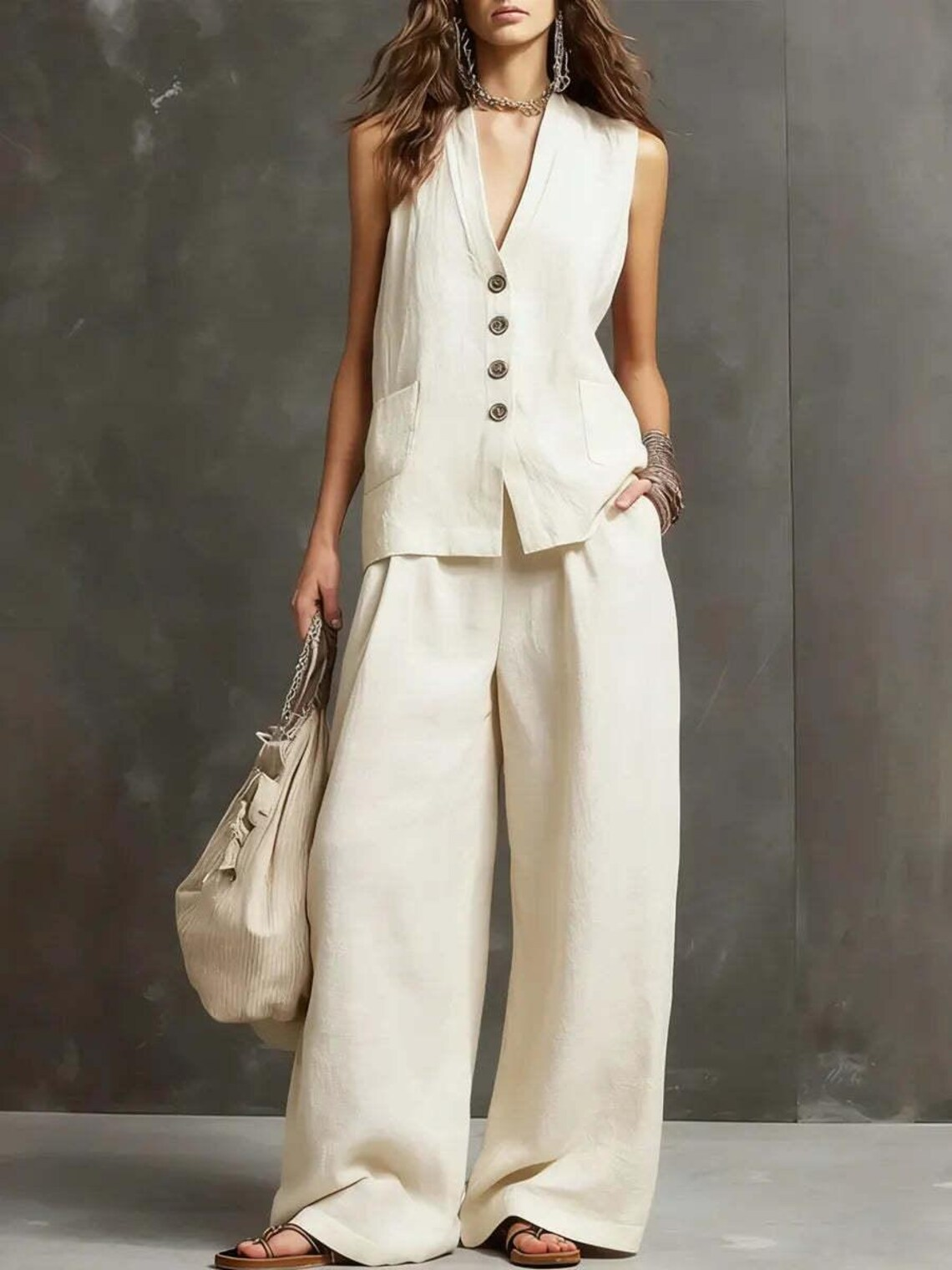 Imogene™ Vest and Culotte Set
