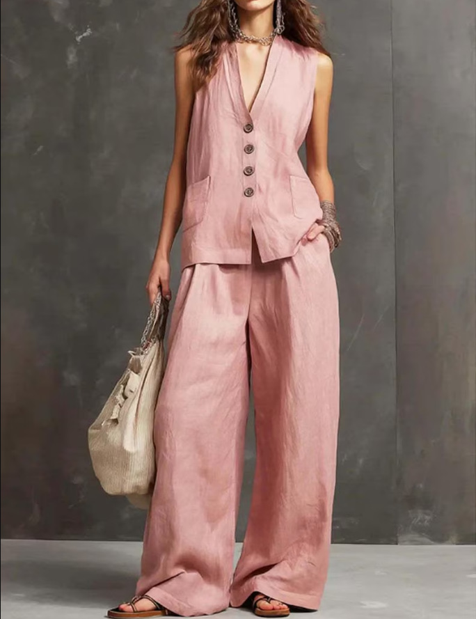 Imogene™ Vest and Culotte Set