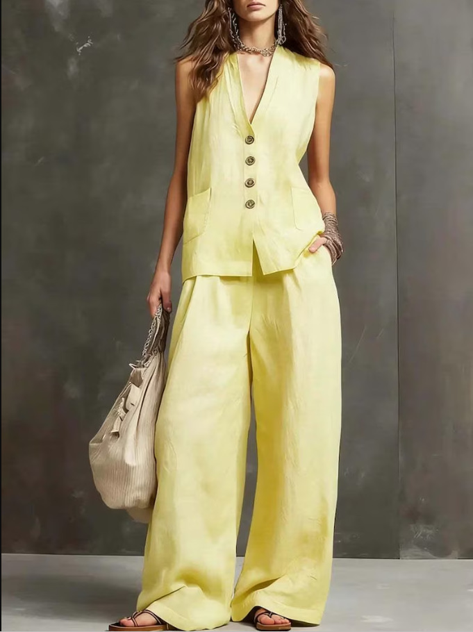 Imogene™ Vest and Culotte Set