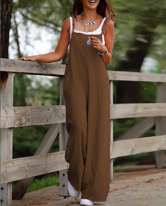 Harper | Relaxed Linen Dungarees