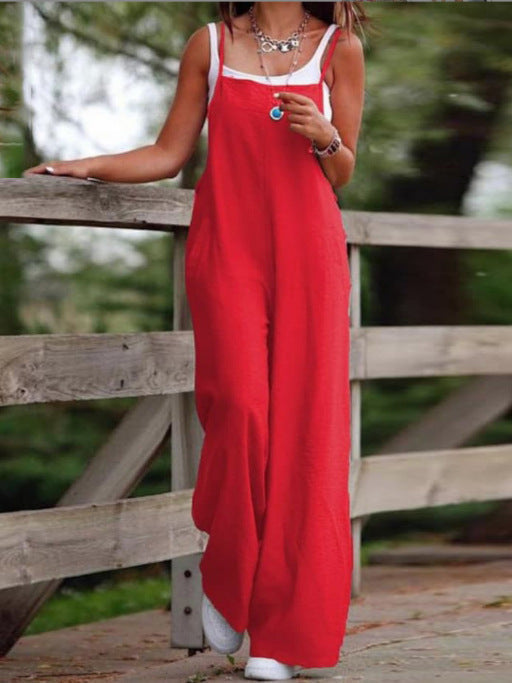 Harper | Relaxed Linen Dungarees
