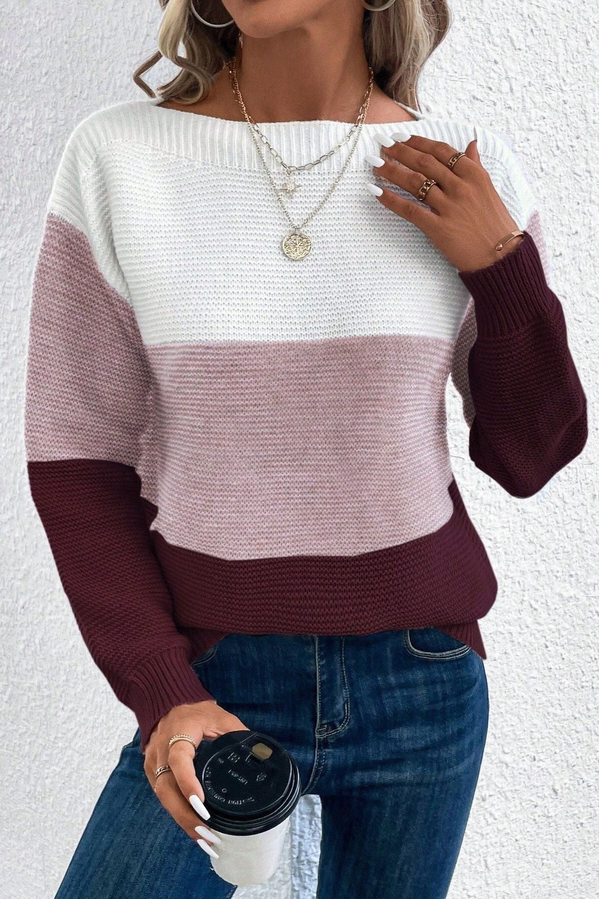 Soria Cozy Mixed Wool Sweater - Easygoing Fit