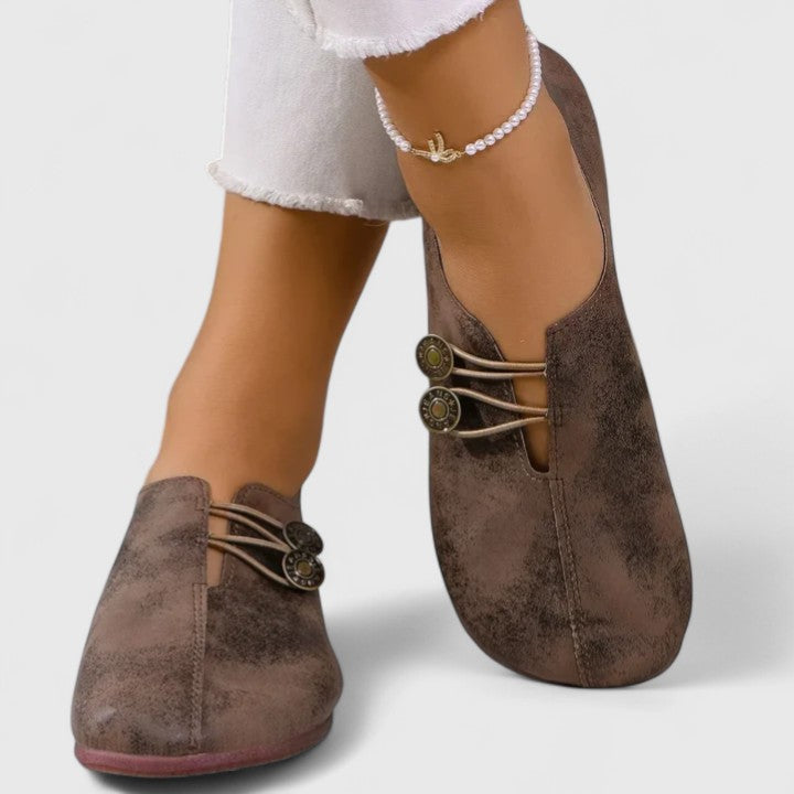 GEORGINA | LOAFERS IN BROWN SHADES