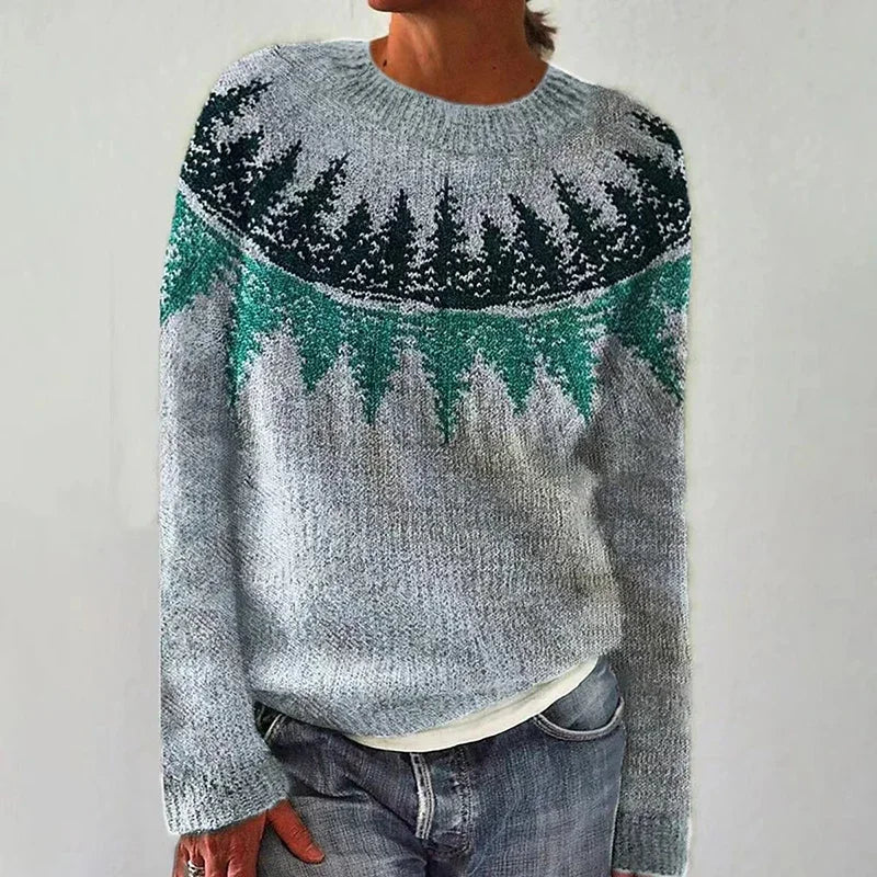 Hannah | Retro Icelandic Knit Sweater