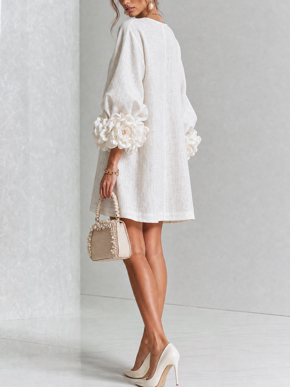 Henrietta™ Floral Button-Down Mini Dress