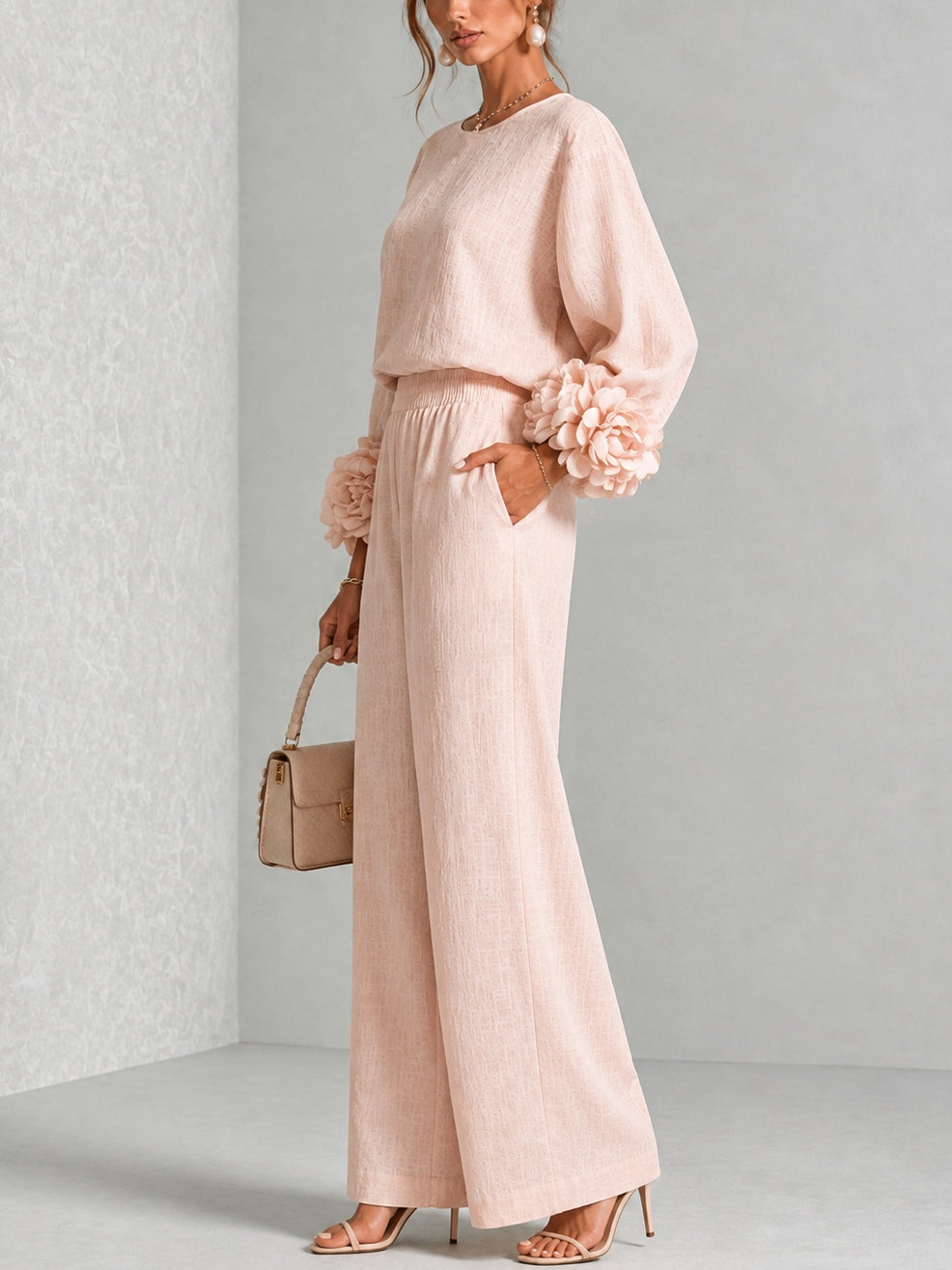 Yolanda™ Ruffle Cuff Two-Piece Set