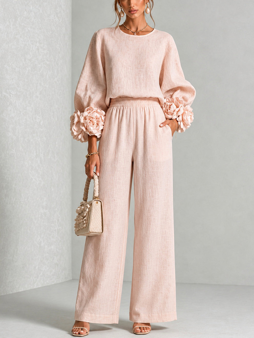Yolanda™ Ruffle Cuff Two-Piece Set
