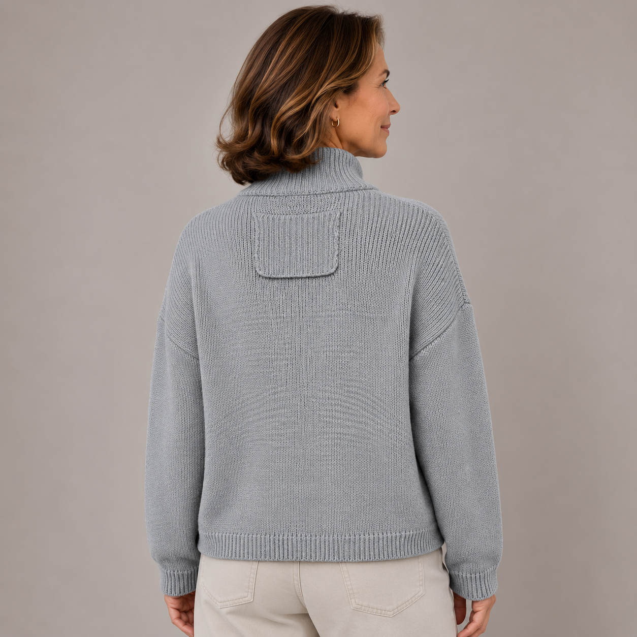 Augusta™ Stand Collar Button Cardigan