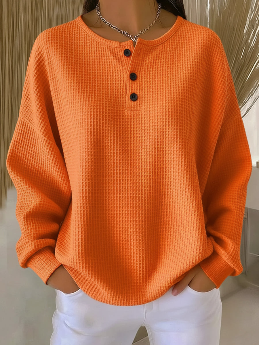 Anne | Relaxed Collar Sweatshirt