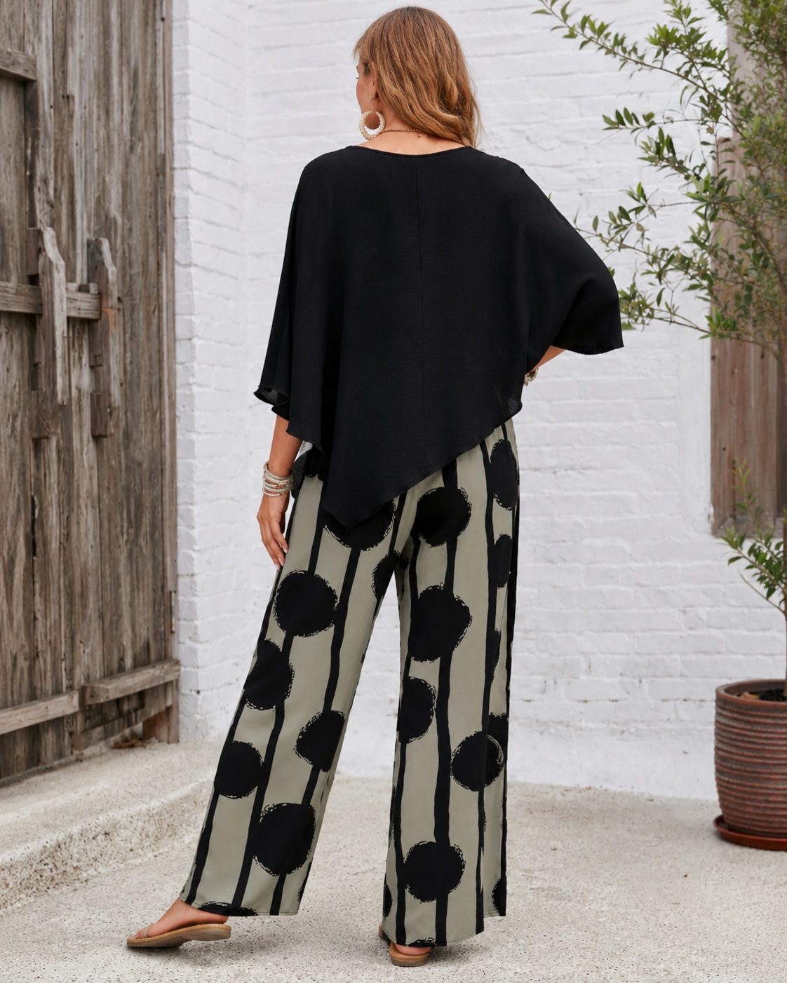 Beverly™ Polka Dot Wide-Leg Two-Piece Set