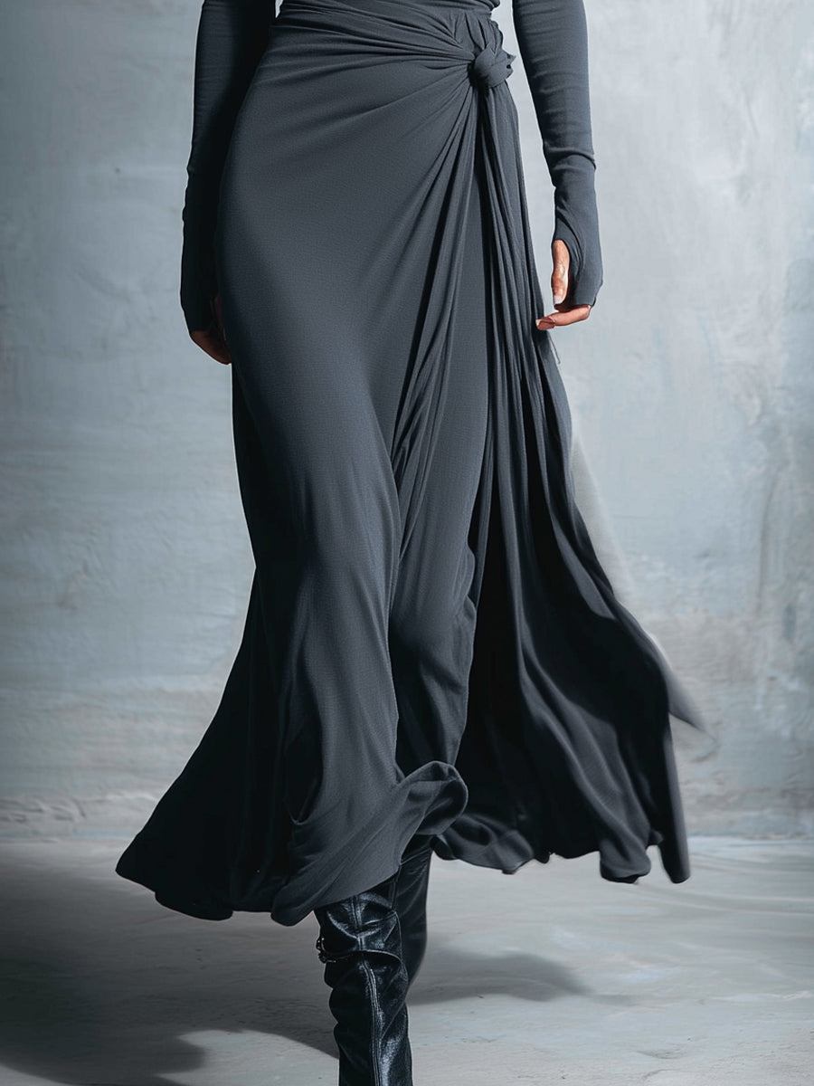 Mildred · Maxi dress with side knot