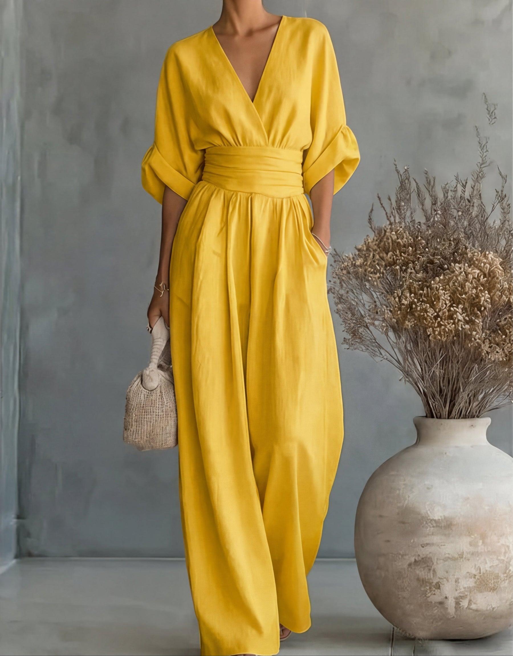 Élise – Elegant Fluid Jumpsuit