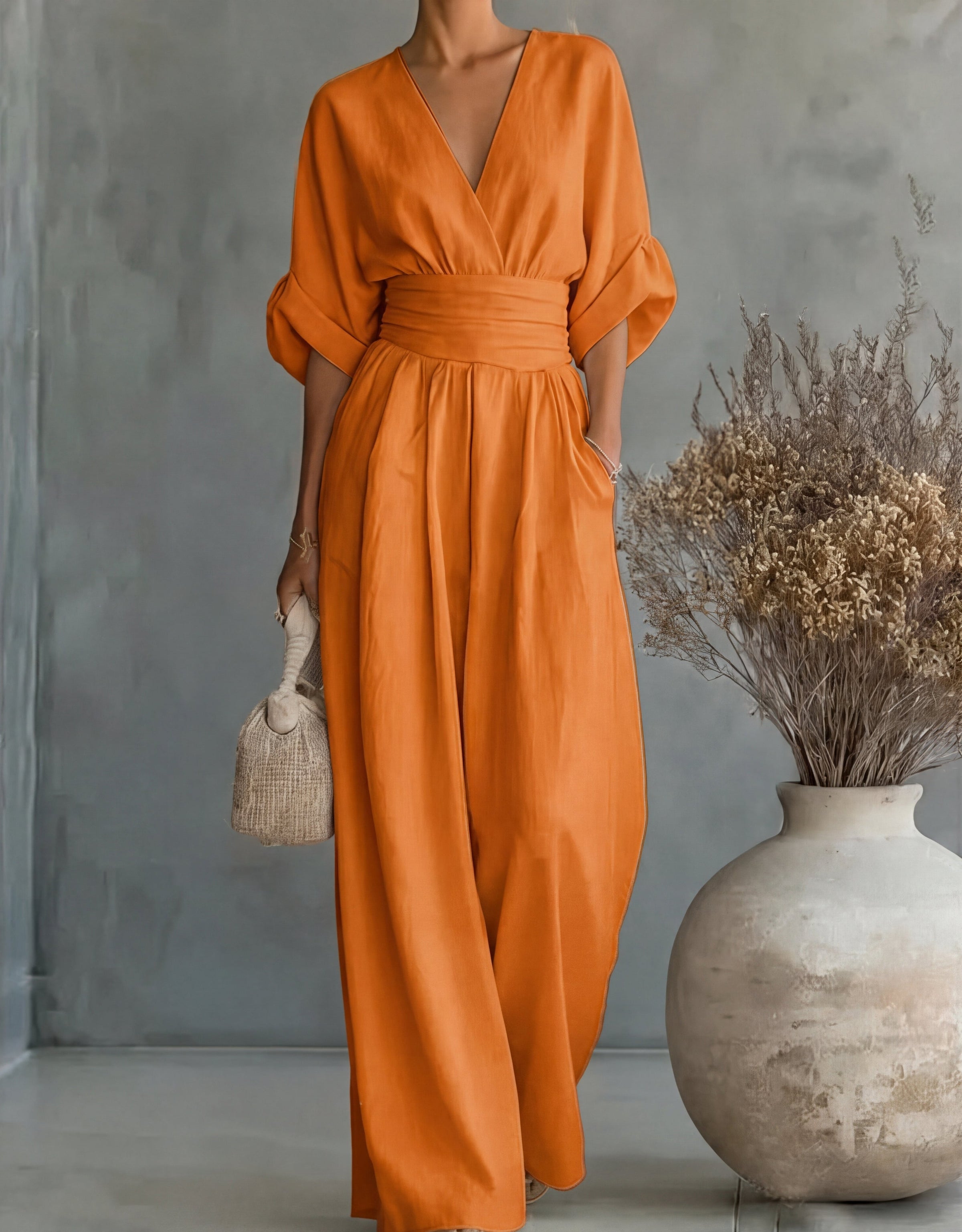 Élise – Elegant Fluid Jumpsuit