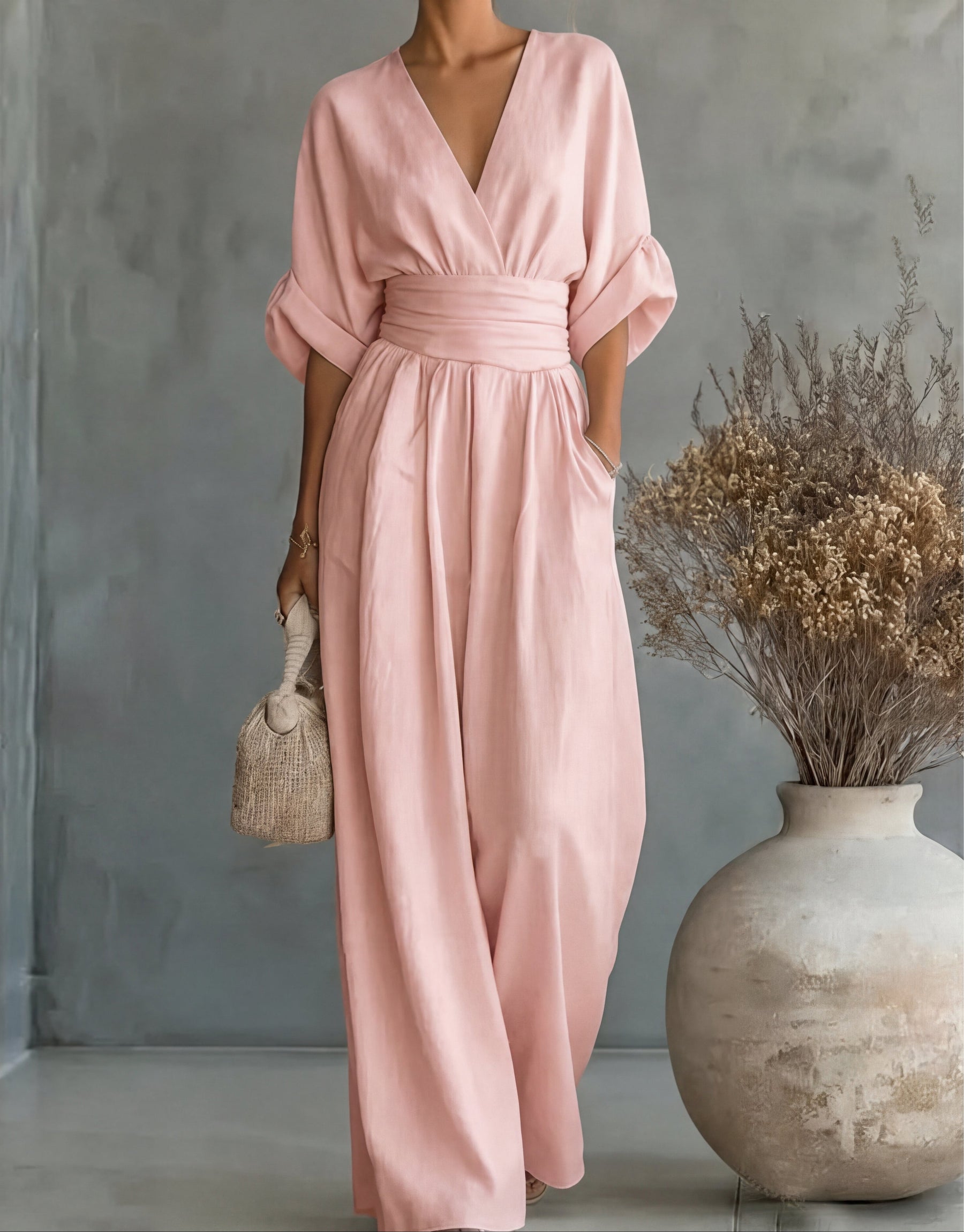 Élise – Elegant Fluid Jumpsuit