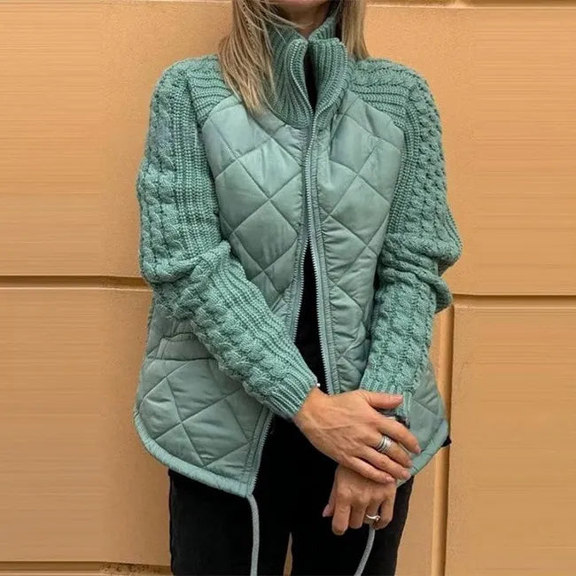 Sybil™ Quilted Knit Sleeve Jacket