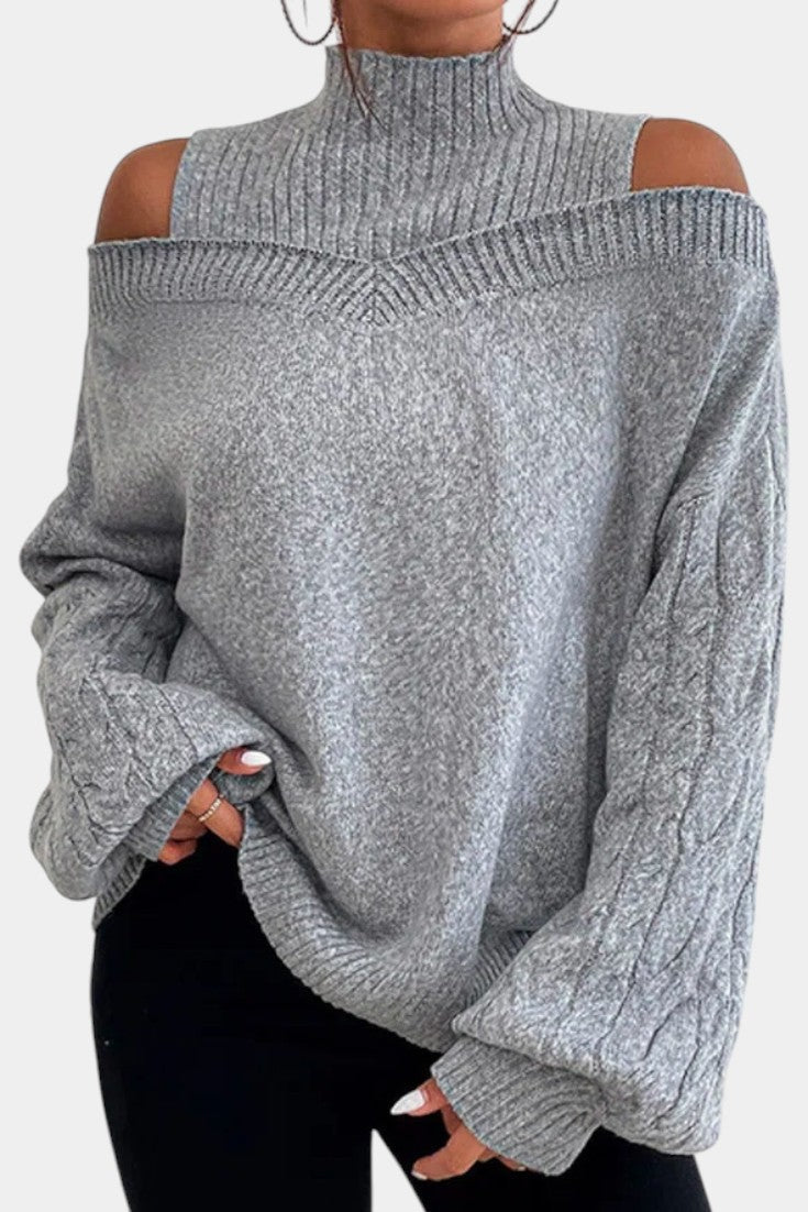 Wien Elegant Off-the-Shoulder Fitted Dress