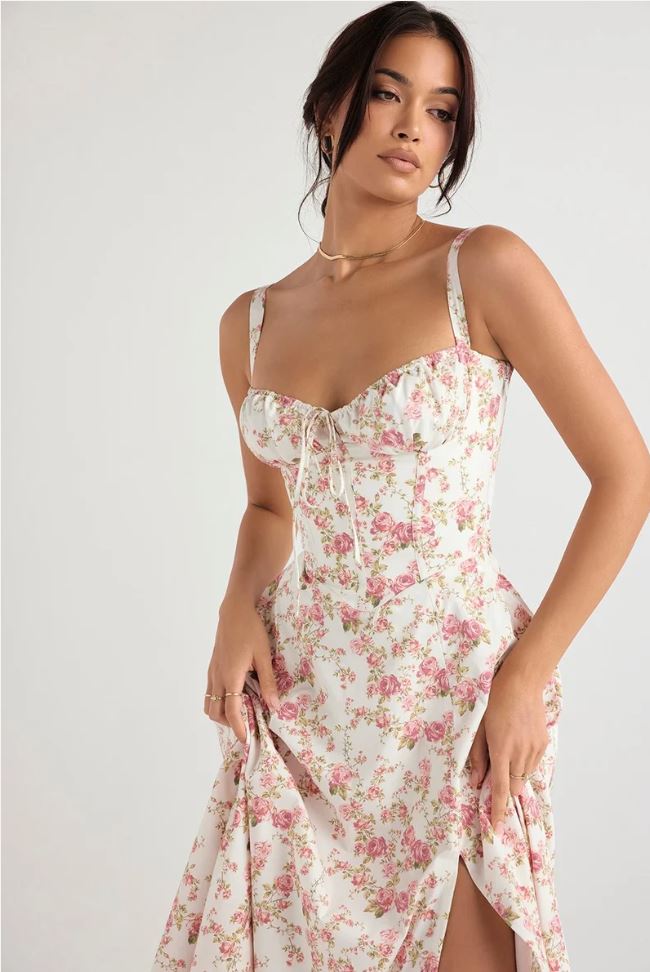 Lara™ - Printed Midi Dress