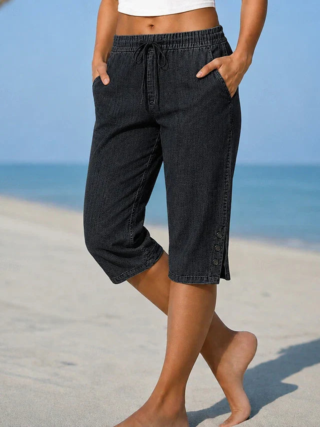 Delphia™ | Women's Calf Length Capri Pants