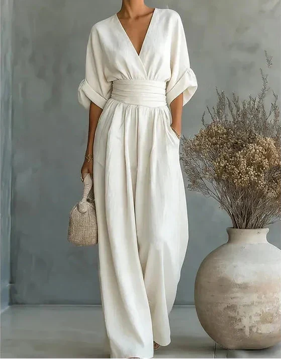 Élise – Elegant Fluid Jumpsuit