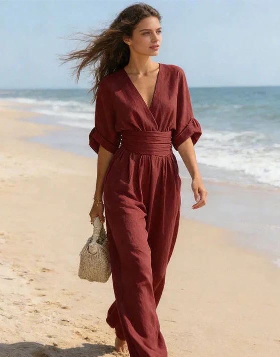 Élise – Elegant Fluid Jumpsuit